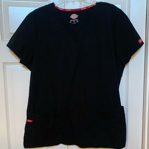 Women’s Dickies Black Scrub Top